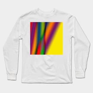 green blue yellow abstract texture art background Long Sleeve T-Shirt